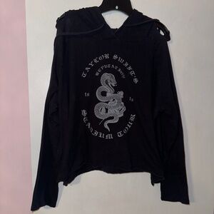 Taylor Swift reputation tour shoulder cut out top sz XXL